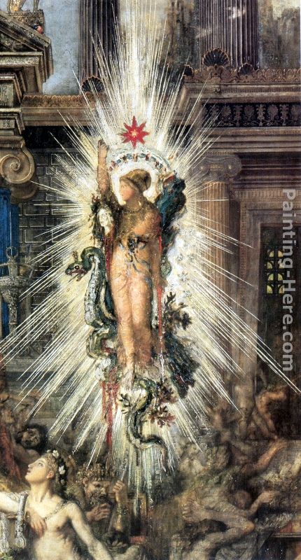 The Suitors - detail painting - Gustave Moreau The Suitors - detail art painting